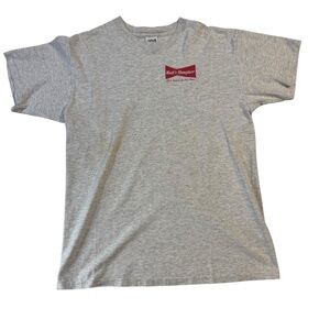 Anvil Vintage Marks Showplace Heather Gray Short Sleeve Tee Large